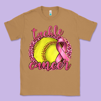 Tackle Cancer Softball Classic Tee Designed By Texasbilliewilder