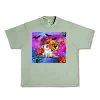 Oil Green halloween unicorn Urban Heavy Tee - Zillion Design Studio