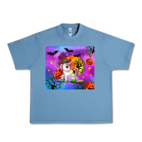 Pebble Blue halloween unicorn Urban Heavy Tee - Zillion Design Studio