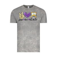 Cloud Rock peace love bus driver Vintage Tee - MaliasSmallBusiness