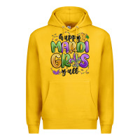 Lemon happy mardi gras y'all Premium Hoodie - MaliasSmallBusiness