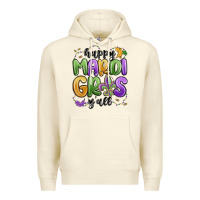 Sandshell happy mardi gras y'all Premium Hoodie - MaliasSmallBusiness