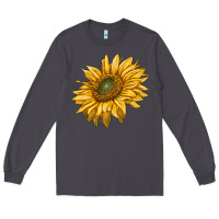 Smoke sunflower Long Sleeve Tee - RanaPortraitStore