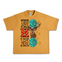Peanut Butter Gemstone And Reindeer Christmas Ho Ho Ho Urban Heavy Tee - RanaPortraitStore