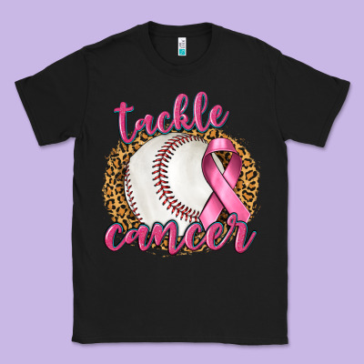 Tackle Cancer Baseball Classic Tee Designed By Texasbilliewilder