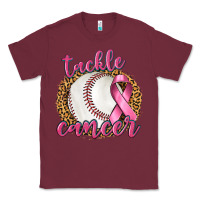 Burgundy Tackle Cancer Baseball Classic Tee - texasbilliewilder