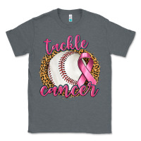 Charcoal Heather Tackle Cancer Baseball Classic Tee - texasbilliewilder