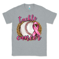 Heather Grey Tackle Cancer Baseball Classic Tee - texasbilliewilder