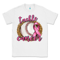 White Tackle Cancer Baseball Classic Tee - texasbilliewilder
