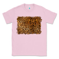Bubblegum Pink handdrawn leopard pattern Classic Tee - BarkalooDesign