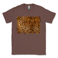 Chestnut handdrawn leopard pattern Classic Tee - BarkalooDesign