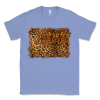 Colony Blue handdrawn leopard pattern Classic Tee - BarkalooDesign