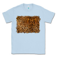 Dusty Blue handdrawn leopard pattern Classic Tee - BarkalooDesign
