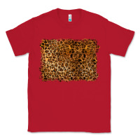 Red handdrawn leopard pattern Classic Tee - BarkalooDesign