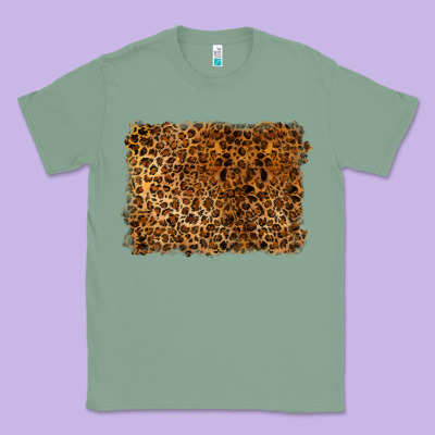 Handdrawn Leopard Pattern Classic Tee Designed By Barkaloodesign