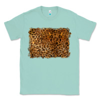 Seafoam handdrawn leopard pattern Classic Tee - BarkalooDesign