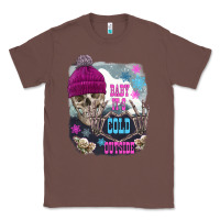 Chestnut skeleton baby it's cold outside Classic Tee - FaDigitalArtStudio