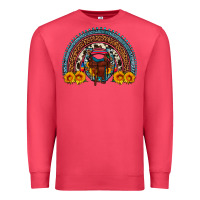 Saddle Sunflower Horseshoe Rainbow Premium Sweatshirt | Teevron