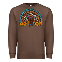 Chestnut saddle sunflower horseshoe rainbow Premium Sweatshirt - Artiststas