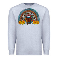 Heather Grey saddle sunflower horseshoe rainbow Premium Sweatshirt - Artiststas