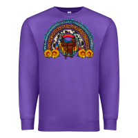 Purple saddle sunflower horseshoe rainbow Premium Sweatshirt - Artiststas