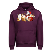 Christmas Milk And Cookie Latte Coffee Cups Urban Hoodie | Teevron