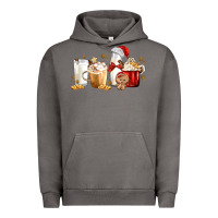 Pigment Tornado Christmas Milk and Cookie Latte Coffee Cups Urban Hoodie - MaliasSmallBusiness