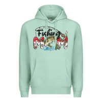 Seafoam fishing mom Premium Hoodie - MaliasSmallBusiness