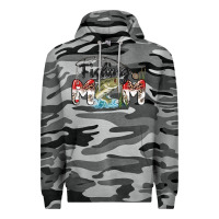 Slate Camo fishing mom Premium Hoodie - MaliasSmallBusiness