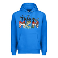 True Royal fishing mom Premium Hoodie - MaliasSmallBusiness