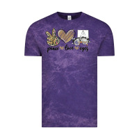 Cloud Purple peace love eyes Vintage Tee - MaliasSmallBusiness