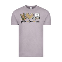 Vintage Zinc peace love eyes Vintage Tee - MaliasSmallBusiness