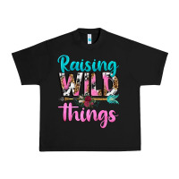 Black raising wild things Urban Heavy Tee - texasbilliewilder