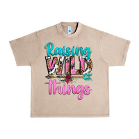 French Oak raising wild things Urban Heavy Tee - texasbilliewilder