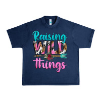 Navy raising wild things Urban Heavy Tee - texasbilliewilder