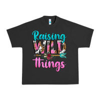 Pigment Black raising wild things Urban Heavy Tee - texasbilliewilder