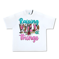White raising wild things Urban Heavy Tee - texasbilliewilder