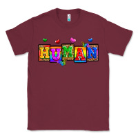 Burgundy pride human Classic Tee - Zillion Design Studio