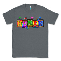 Charcoal Heather pride human Classic Tee - Zillion Design Studio