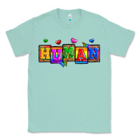 Seafoam pride human Classic Tee - Zillion Design Studio
