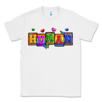 White pride human Classic Tee - Zillion Design Studio