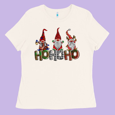 Ho Ho. Ho Gnomes Ladies Tee Designed By Barkaloodesign
