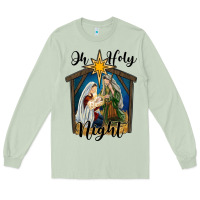 Matcha oh holy night holy family Long Sleeve Tee - RanaPortraitStore