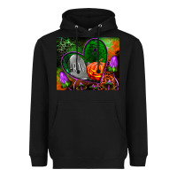 Black halloween heart mouse pad Heavyweight Hoodie - BundleAndBundleShop