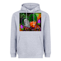 Heather Grey halloween heart mouse pad Heavyweight Hoodie - BundleAndBundleShop