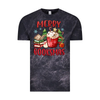 Cloud Black merry booksmas Vintage Tee - MaliasSmallBusiness