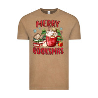 Vintage Coffee merry booksmas Vintage Tee - MaliasSmallBusiness