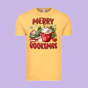 Merry Booksmas Vintage Tee Designed By Maliassmallbusiness