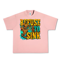 Salmon refuse to sink western Urban Heavy Tee - texasbilliewilder