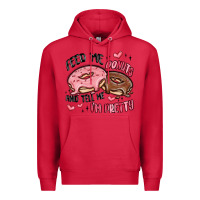 Cardinal feed me donuts and tell me i'm pretty Premium Hoodie - MaliasSmallBusiness
